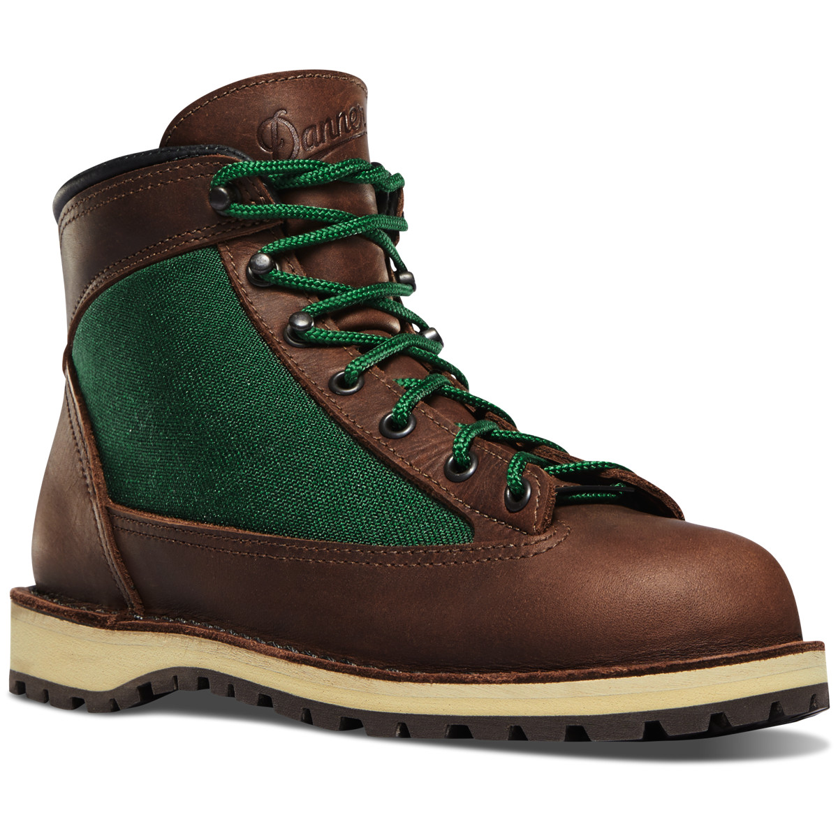 Danner Womens Ridge Boots Dark Brown/Green - THK419058